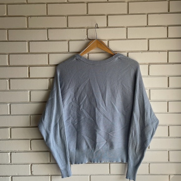 Tahari | Baby Blue Cardigan - Picture 4 of 4